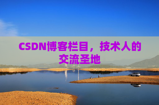 CSDN博客栏目，技术人的交流圣地